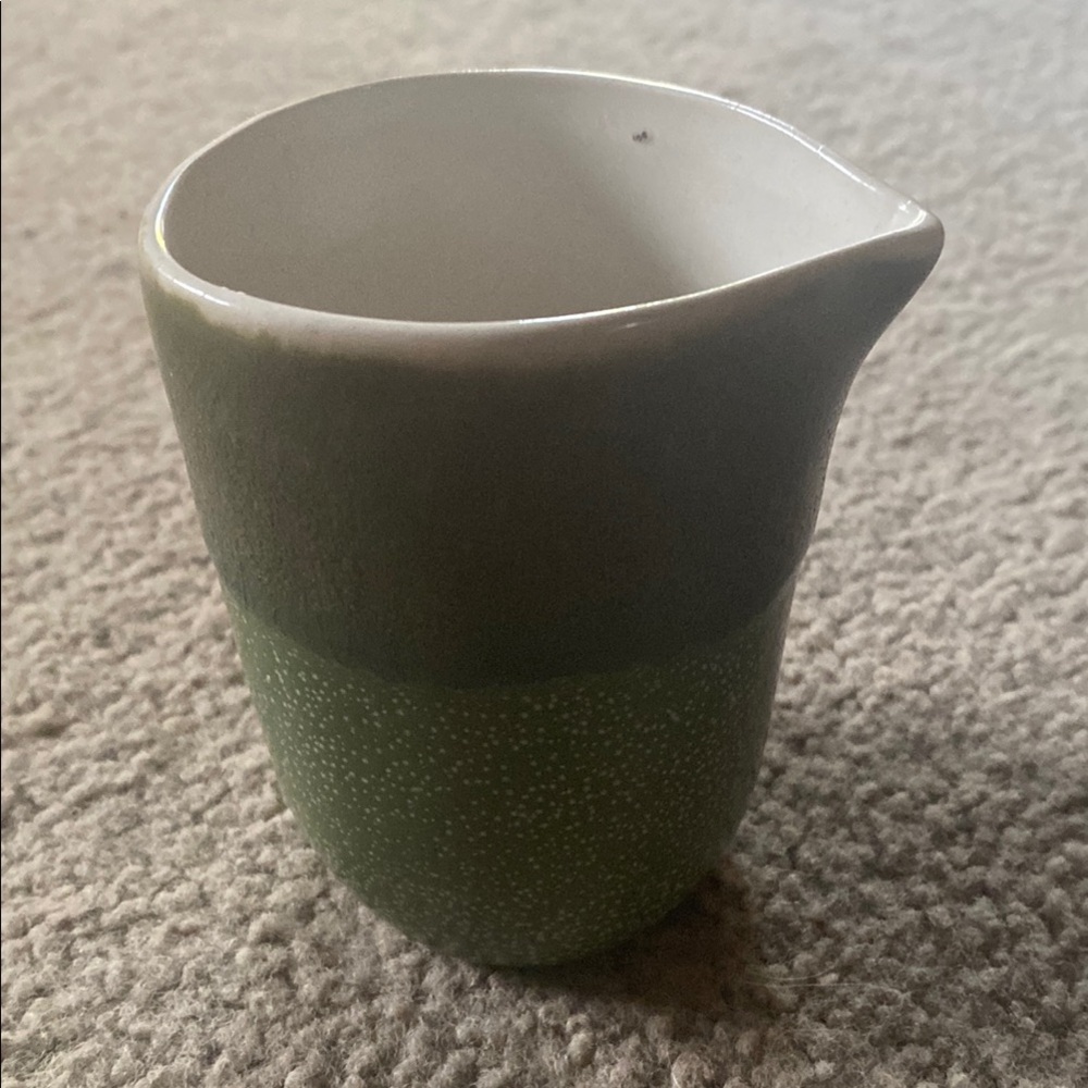 Green Ceramic Pitcher